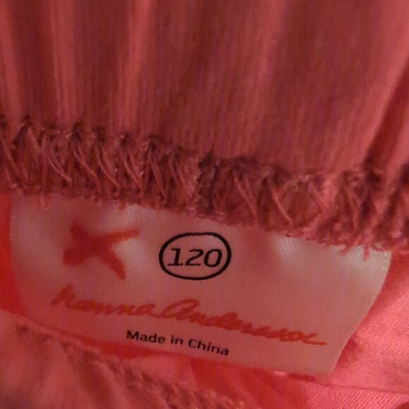 Hanna Andersson Three Tiers Scooter Skirt - Pink Size 120 - Picture 3 of 5